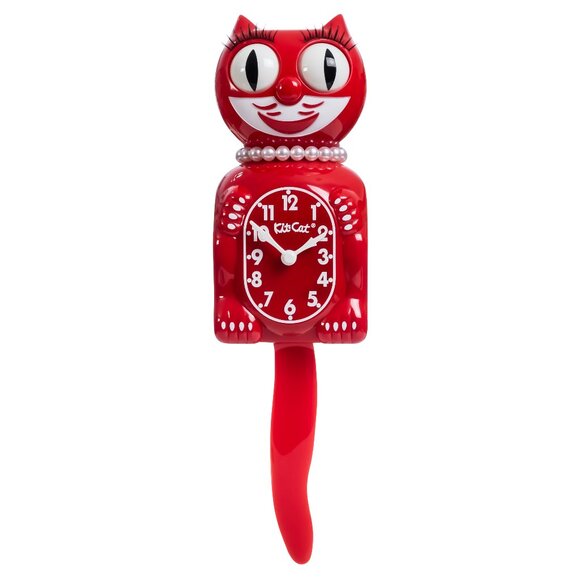 Classic Red Lady Limited Edition Kit-Cat Klock Clock - Picture 1 of 5